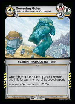 Cowering Golem - Seed Saga: The Descent of Gideon