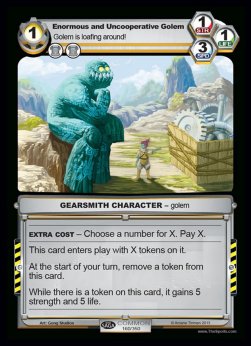 Enormous and Uncooperative Golem - Seed Saga: The Descent of Gideon