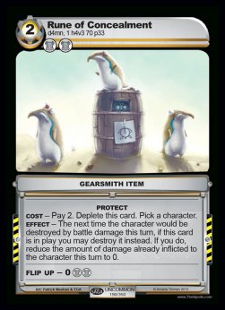 Rune of Concealment - Seed Saga: The Descent of Gideon