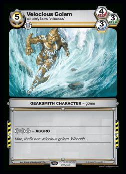Velocious Golem - Seed Saga: The Descent of Gideon