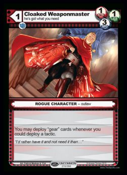Cloaked Weaponmaster - Seed Saga: The Descent of Gideon