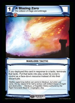 A Blazing Zero - Seed Saga: The Descent of Gideon