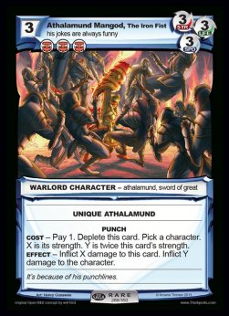 Athalamund Mangod, The Iron Fist - Seed Saga: The Descent of Gideon