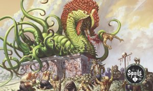 Holy Heist: "Zigalburgonglgr, the Stolen God" Playmat - Holy Heist