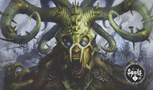 Holy Heist: "Horns of Thabbash" Playmat - Holy Heist