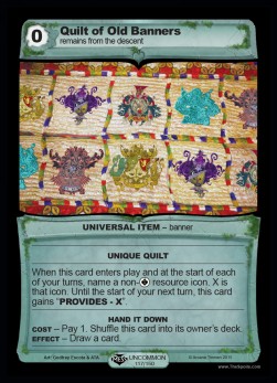Quilt of Old Banners - Ungodly Mess
