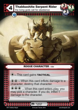 Thabbashite Serpent Rider - The Decade of Deckadence