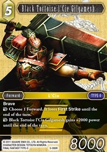 Black Tortoice l'Cie Gilgamesh (3-080) - Opus III