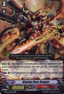 Blazing Flare Dragon [G Format] (V.2 - Triple Rare) - Onslaught of Dragon Souls