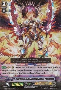Swordsman of the Explosive Flames, Palamedes [G Format] (V.2 - Triple Rare) - Demonic Lord Invasion