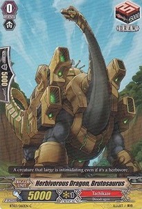 Herbivorous Dragon, Brutosaurus [G Format] - Demonic Lord Invasion