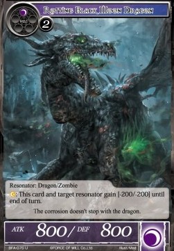 Rotting Black Moon Dragon - Battle for Attoractia