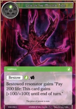 Leaf of the Malefic Tree - Echoes of the New World
