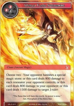 World Flame Summoning - Legacy Lost
