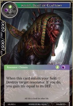 Ammit, Beast of Gluttony - Legacy Lost