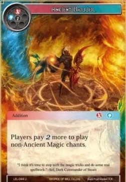 Ancient Barrier - Legacy Lost