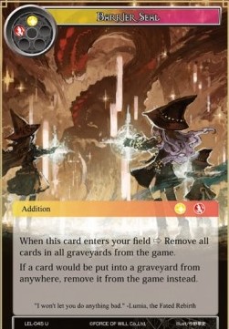 Barrier Seal - Legacy Lost