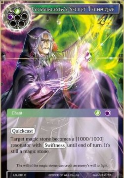 Grusbalesta's Secret Technique - Legacy Lost