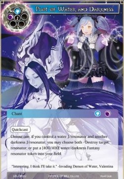 Plot of Water and Darkness - Legacy Lost