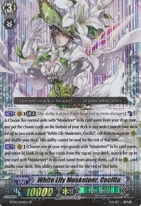 White Lily Musketeer, Cecilia [G Format] (V.1 - Special Parallel) - Blue Storm Armada