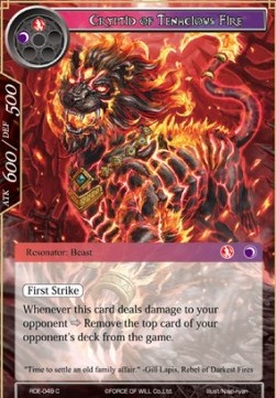 Cryptid of Tenacious Fire - Return of the Dragon Emperor