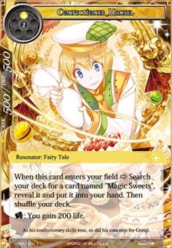 Confectioner Hansel - Starter Deck: Fairy Tale Force