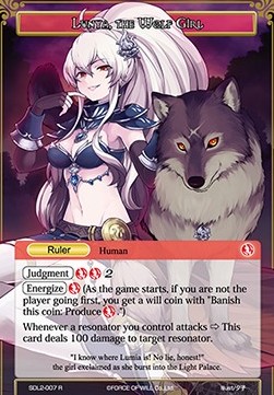 Lunya, the Wolf Girl // Nyarlathotep, the True False Legend - Starter Deck: Rage of R'lyeh
