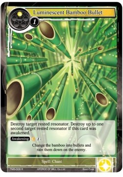 Luminescent Bamboo Bullet - The Moonlit Savior