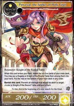 Perceval, the Seeker of Holy Grail - The Twilight Wanderer