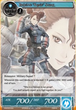 Brigitte "Rosie" Stark - Vingolf Series: Valkyria Chronicles