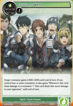 Power of Unity - Vingolf Series: Valkyria Chronicles