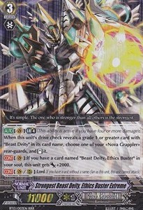Strongest Beast Deity, Ethics Buster Extreme [G Format] (V.2 - Triple Rare) - Catastrophic Outbreak