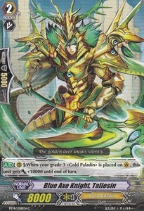 Blue Axe Knight, Taliesin [G Format] - Brilliant Strike