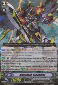 Metalborg, Sin Buster [G Format] (V.2 - Triple Rare) - Blazing Perdition ver.E