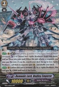 Demonic Lord, Dudley Emperor [G Format] (V.2 - Triple Rare) - Cavalry of Black Steel