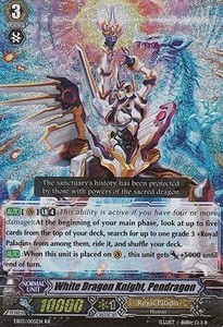 White Dragon Knight, Pendragon [G Format] (V.2 - Double Rare) - Cavalry of Black Steel