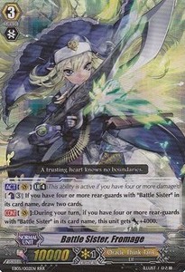 Battle Sister, Fromage [G Format] (V.2 - Triple Rare) - Celestial Valkyries