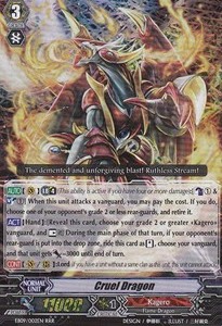 Cruel Dragon [G Format] (V.2 - Triple Rare) - Divine Dragon Progression