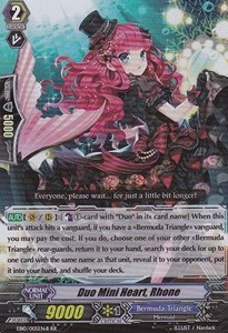 Duo Mini Heart, Rhone [G Format] (V.3 - Double Rare) - Divas Duet