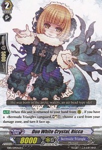 Duo White Crystal, Ricca [G Format] (V.1 - Common) - Divas Duet