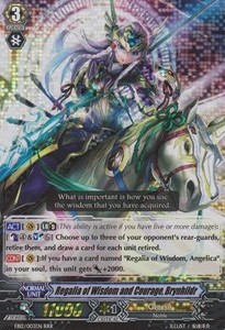 Regalia of Wisdom and Courage, Brynhildr [G Format] (V.2 - Triple Rare) - Waltz of the Goddess