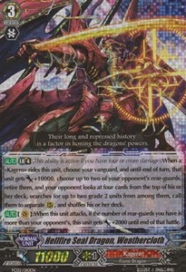 Hellfire Seal Dragon, Weathercloth [G Format] - Fighters Collection 2014