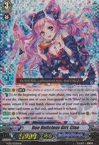 Duo Delicious Girl, Ciao [G Format] (V.1 - Triple Rare) - Fighters Collection 2014