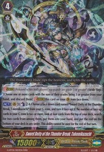 Sword Deity of the Thunder Break, Takemikazuchi [G Format] (V.2 - Triple Rare) - Generation Stride
