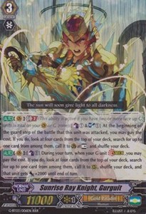 Sunrise Ray Knight, Gurguit [G Format] (V.2 - Triple Rare) - Sovereign Star Dragon
