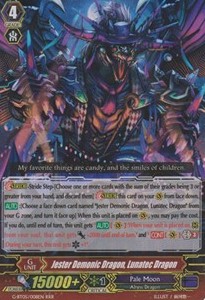 Jester Demonic Dragon, Lunatec Dragon [G Format] (V.2 - Triple Rare) - Moonlit Dragonfang