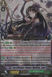 Cornflower Flower Maiden, Ines [G Format] (V.2 - Triple Rare) - Transcension of Blade & Blossom