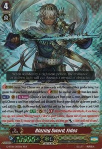 Blazing Sword, Fides [G Format] (V.2 - Triple Rare) - Absolute Judgment