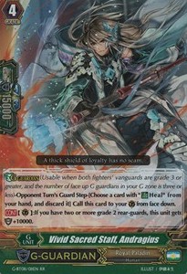 Vivid Sacred Staff, Andragius [G Format] (V.2 - Double Rare) - Absolute Judgment