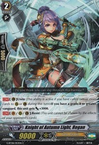 Knight of Autumn Light, Regan [G Format] - Absolute Judgment